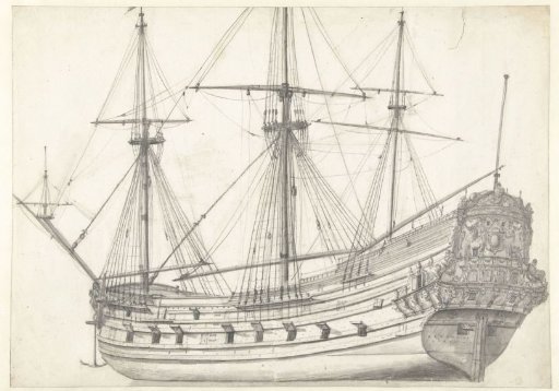 Three-master of the Amsterdam Admiralty