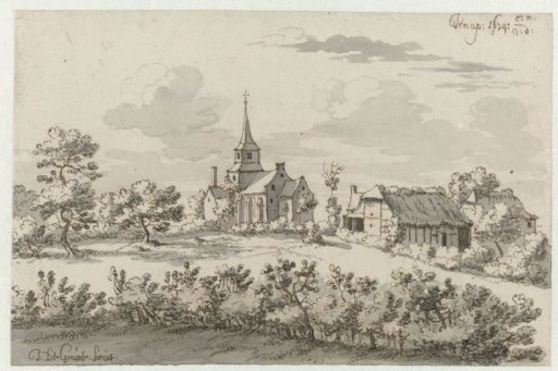 View of Genappe (Genepiën), Walloon Brabant