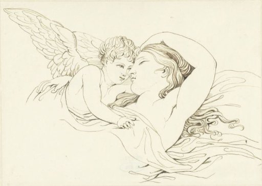 Reclining Venus with Cupid