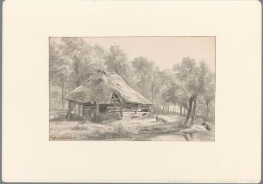 Ruined farm barn