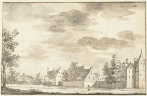 Castle Oud-Develstein near Zwijndrecht