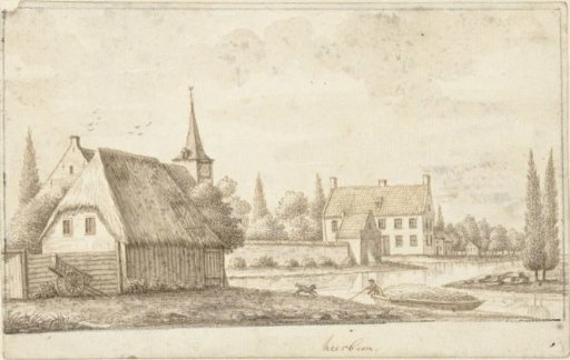 The village of Heesbeen near Heusden, North Brabant