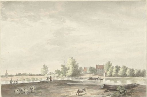 The Ferry House on the Lek near Schoonhoven