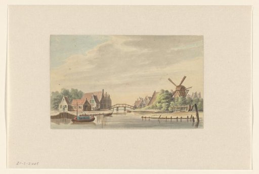 View of Bruijsterburen at Dongraaf