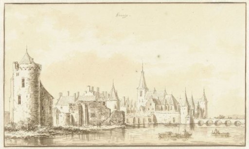 View of the town of Gennep