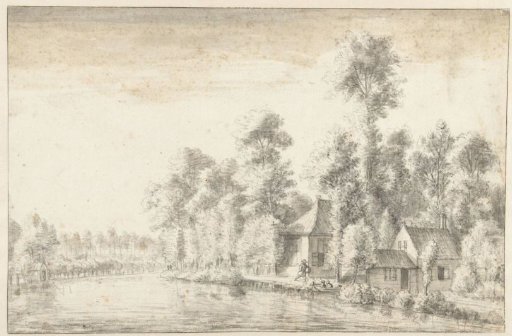 River view with some houses