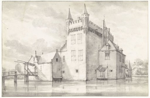View of Slot Kenenburg, Seen from the North-west