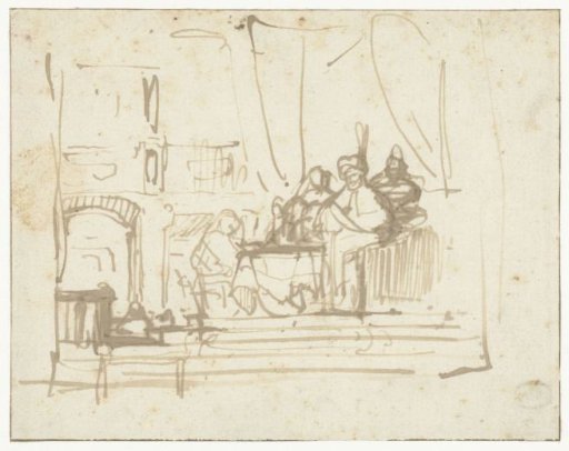 Banquet of Esther, Ahasuerus and Haman