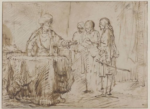 The Roman Centurion Cornelius Sending his Men to Joppa