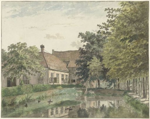 View of the country estate Watergoor near Nijkerk
