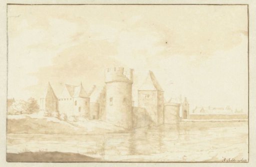 View of Castle Radboud of Medemblik