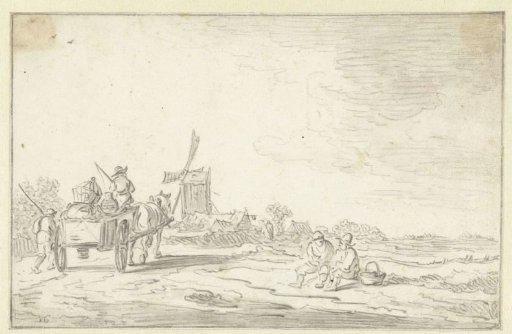 Landscape with a farmer's cart