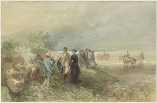 On the coast of the Zuiderzee
