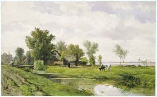 Farmhouse by a Ditch