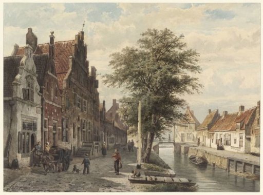 View of the Canal in Hasselt