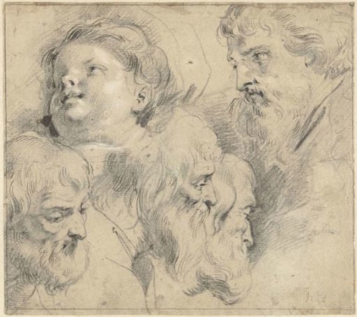 Study Sheet with Five Heads
