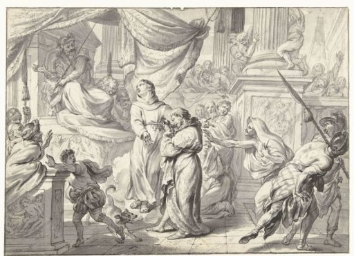 Scene from the life of a saint
