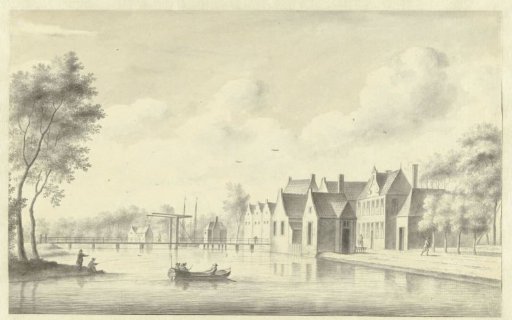 View of the village of Nieuwersluis