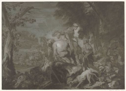 The parting of Jacob and Rachel