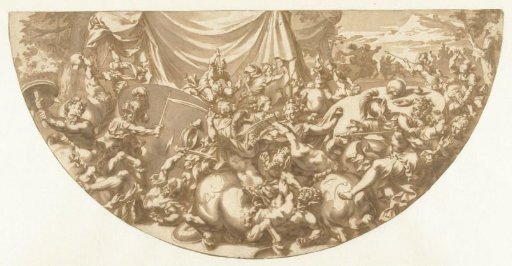 Battle between the Centaurs and Lapiths at the wedding of Perithoüs and Hippodamea
