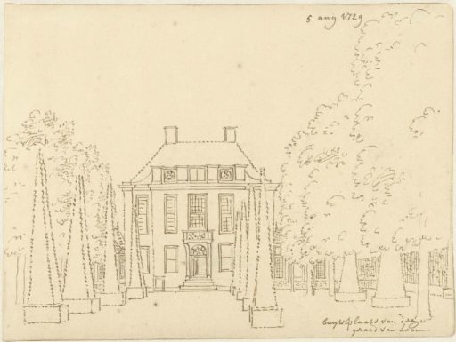 Country estate of Gerard van Loon; front view
