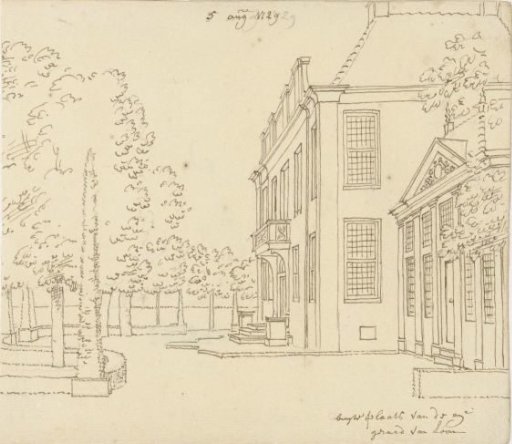 Country estate of Gerard van Loon, side view