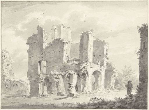 Remains of the Abbey at Rijnsburg