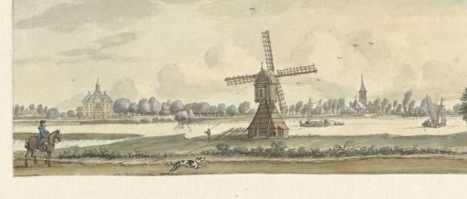 View of Tienhoven and the house Herlaar