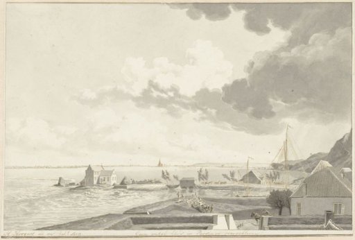 The Flooded Ooijpolder with Persingen in the Distance, 1809