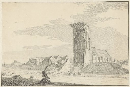 The Ruin of the Church Tower at Egmond