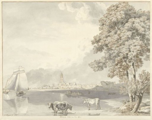 View Across the Rhine to Rhenen