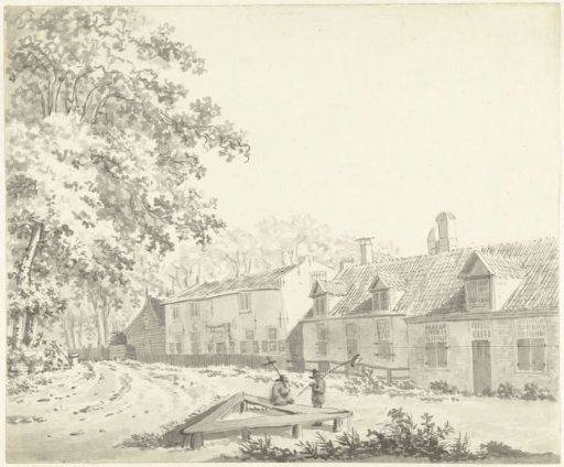 View in the village of Schore, on Zuid-Beveland