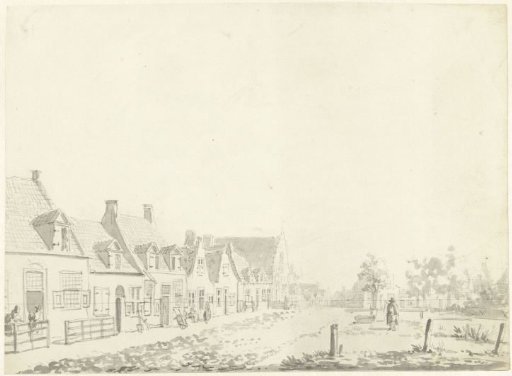 View in the village of Kruiningen, on Zuid-Beveland