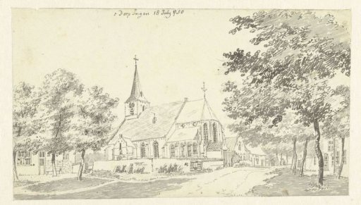 The church of the village of Ingen