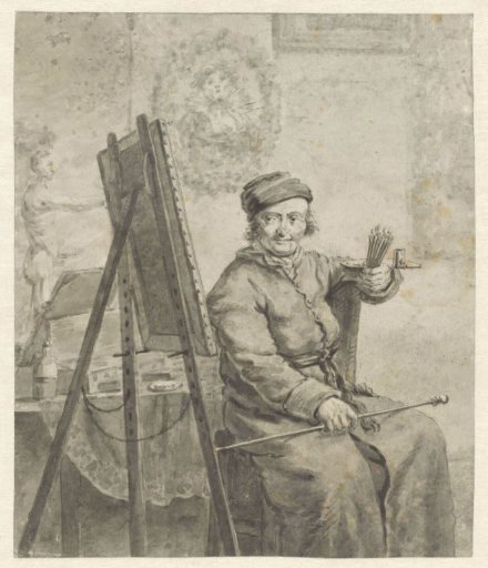 Self-Portrait at the Easel