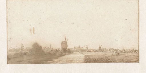 View of a town (Leiden ?)