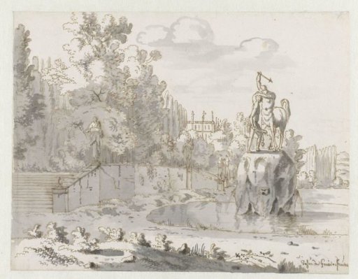 View of an Italianate Garden