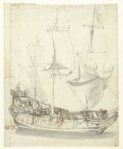 Ship the Princesse Royale of Vice-Admiral Witte de With