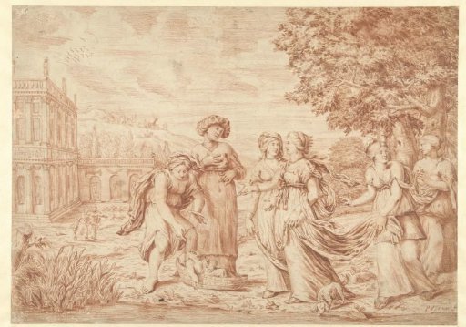 Daughter of Pharaoh finds Moses in the basket of reeds