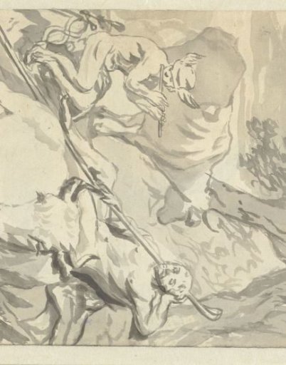 The flute-playing of Mercury puts Argus to sleep