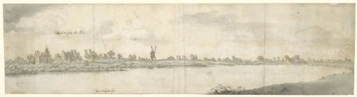 View of Kasteel Ooij, near Nijmegen, North Brabant