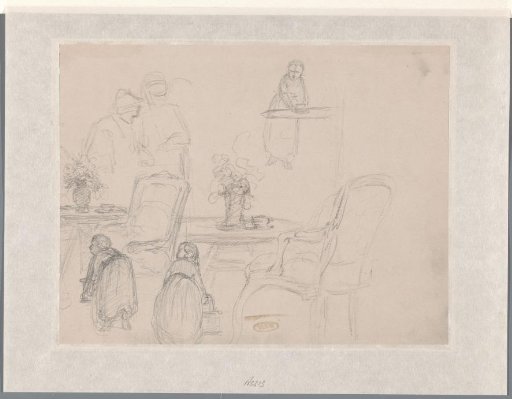Interior with maids