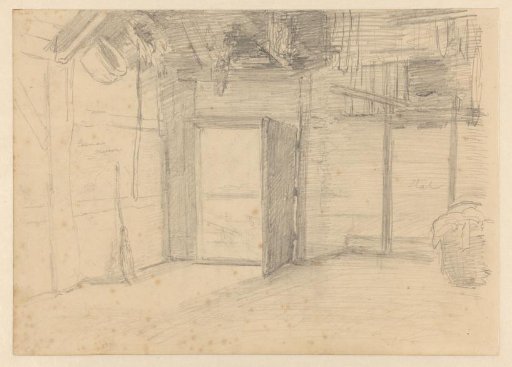 Interior of a farmhouse; stable