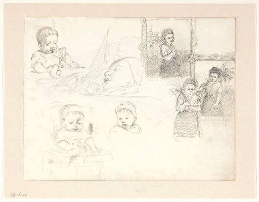 Sketches of small children