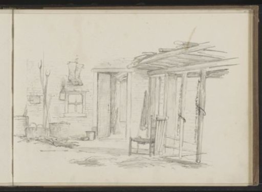 Rear Yard of a Farmhouse