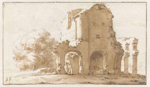 Ruins of the abbey of Rijnsburg