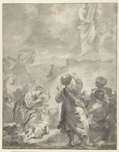 Moses Descending from Mount Sinai with the Ten Commandments