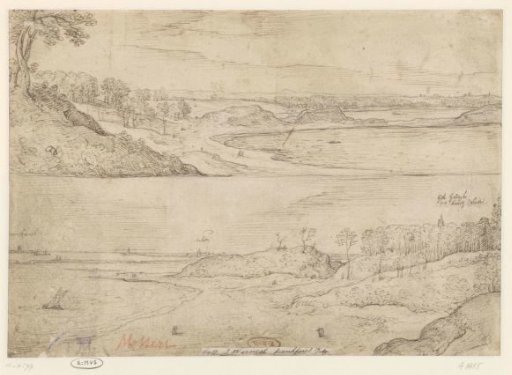 Two Views of the Oosterschelde near Bergen op Zoom
