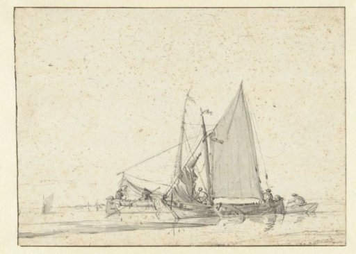 Two Ships in Still Water