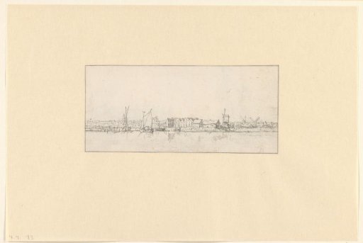 View of a town on the water